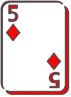 5 of diamonds
