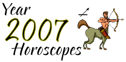Saggittarius Horoscope - 2007
