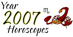 Scorpio Horoscope - 2007